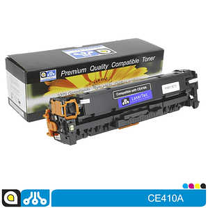 Toner CE410A Compatible con:  HP Laserjet M451, 475, Pro 400, M452, 305a