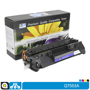 Toner Q7553A Compatible con:  HP Laserjet P2015, P2014, P2005, P2015D, P2015DN