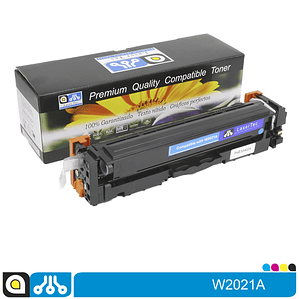 Toner Cyan W2021A Compatible con HP Color Laserjet PRO M454DW