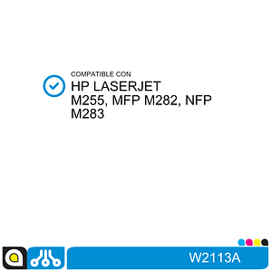 Toner W2113A Compatible con:  HP Laserjet PRO M255, MFP M282, NFP M283