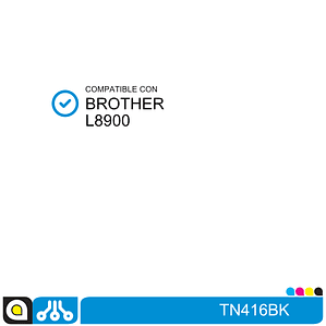 Toner TN416BK Compatible con:  Brother L8900