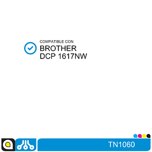 Tóner TN1060 Alternativo Impresora Brother color Negro Compatible