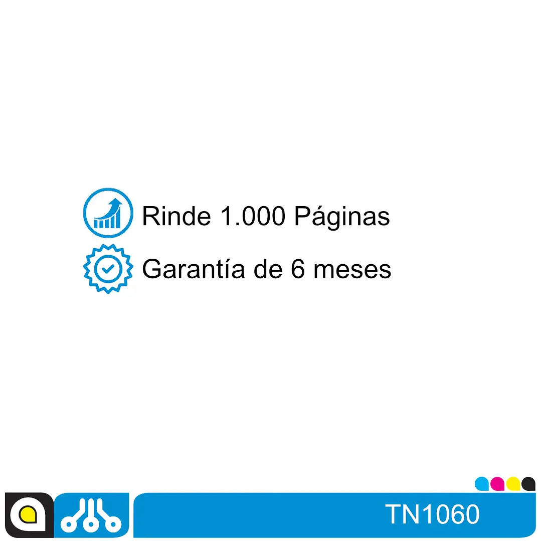 Toner TN1060 compatible Brother HL 1212W 5