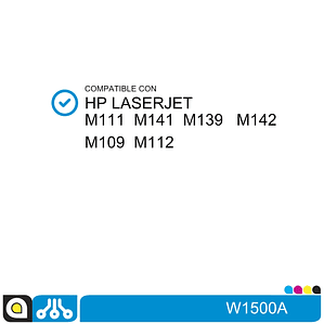 Toner W1500A (HP 150A) Alternativo para HP LaserJet