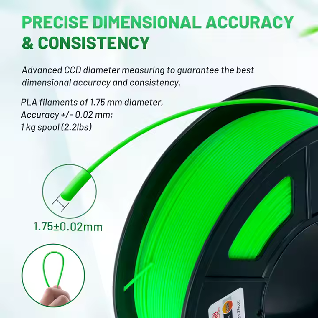 PLA Verde- Luminoso 3