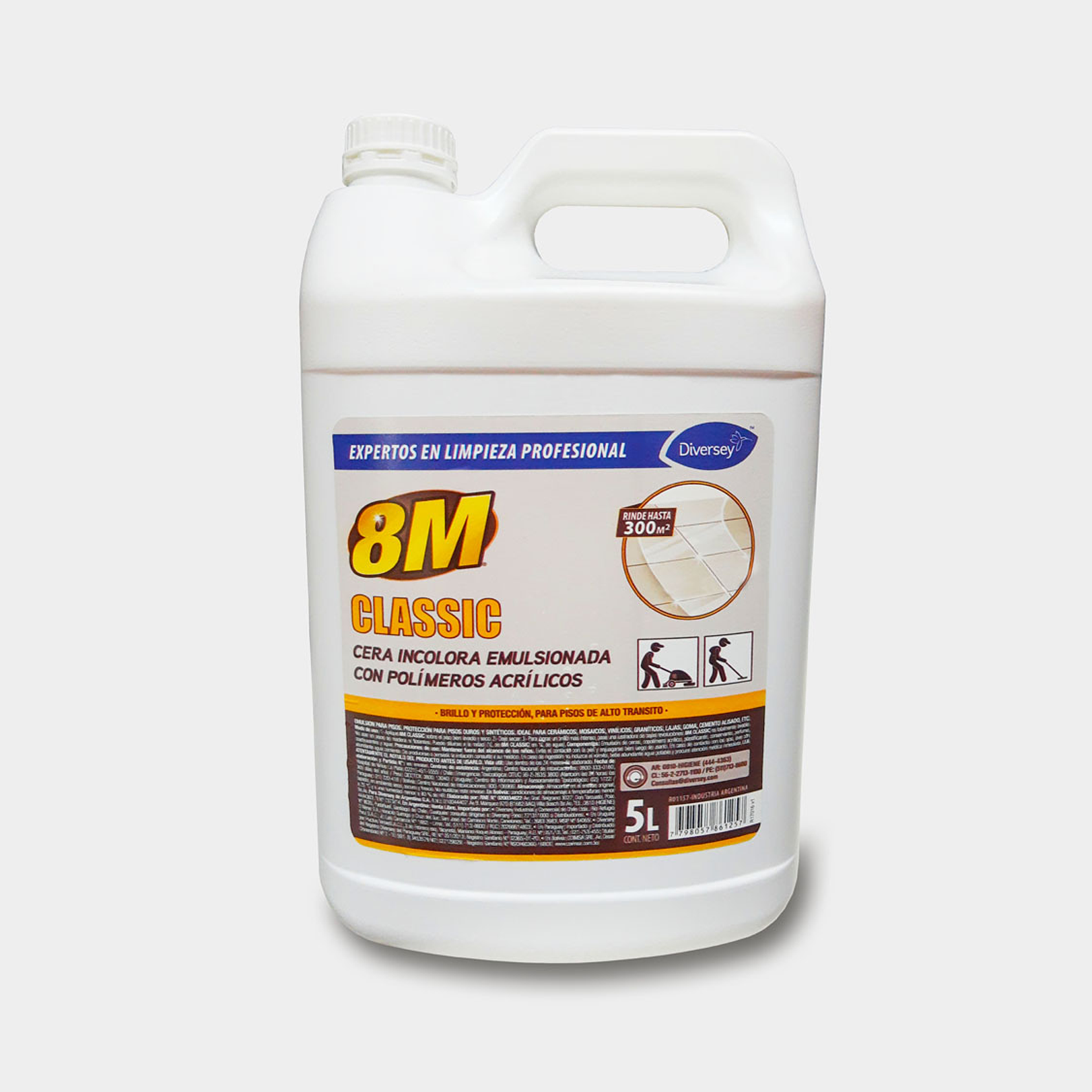 CERA 8M CLASSIC INCOLORA 5 LT X 1 UN 1