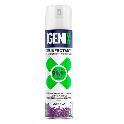 DESINFECTANTE SPRAY IGENIX LAVANDA 360 CC X 1 UN