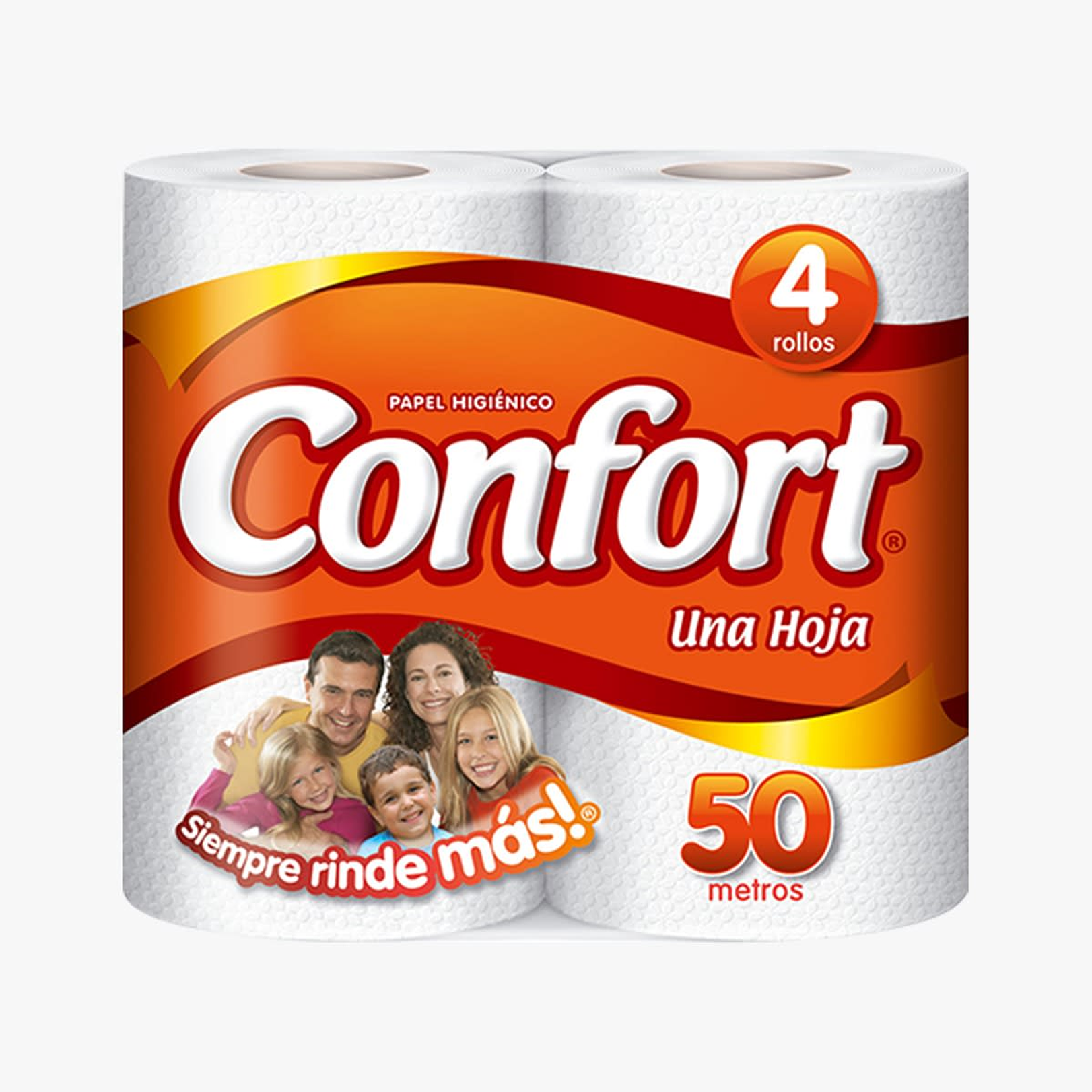 PAPEL HIGIENICO CONFORT S/H 4 X 50 MT 1