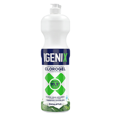 LIMPIADOR DESINFECTANTE GEL IGENIX EUCALIPTUS 900 ML X 1 UN