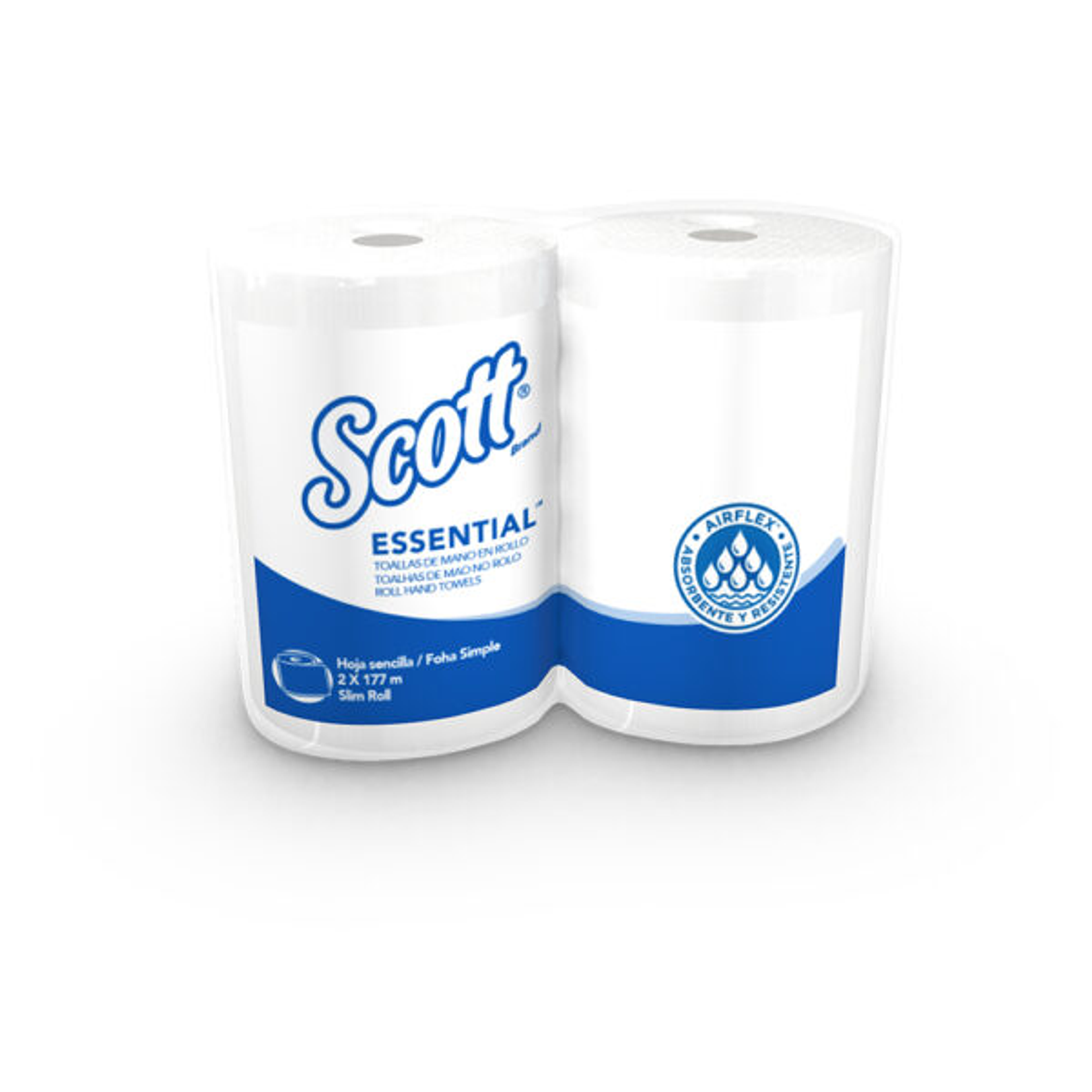 TOALLA PAPEL JUMBO SCOTT ESSENTIAL 177 MT X 2 UN 1