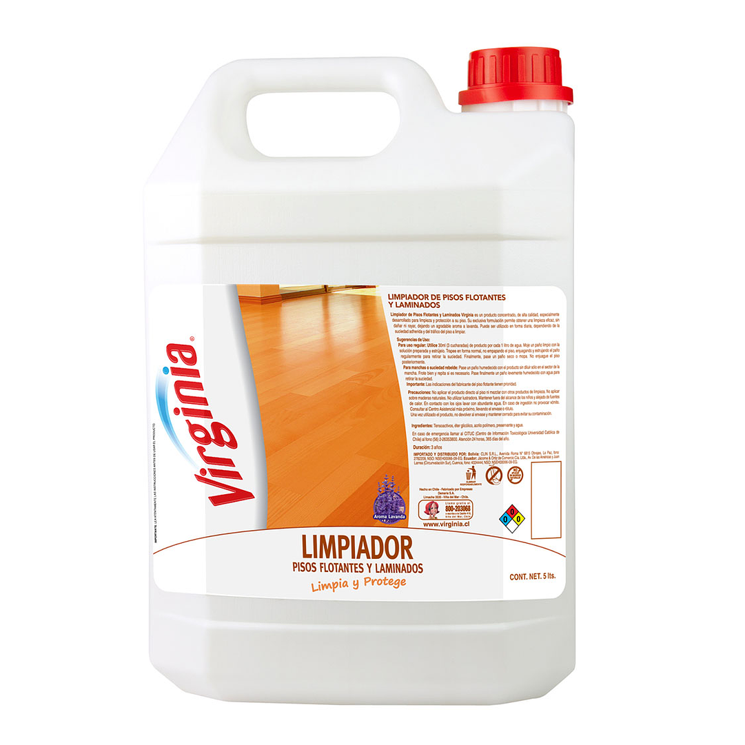 LIMPIADOR DE PISOS FLOTANTES LAV 5 LT X 1 UN 1