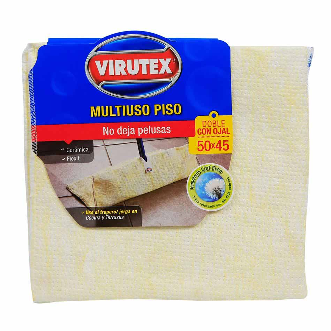 TRAPERO ALGODON SIMPLE  50X40 C/OJAL VTX-PO VIRUTEX 1