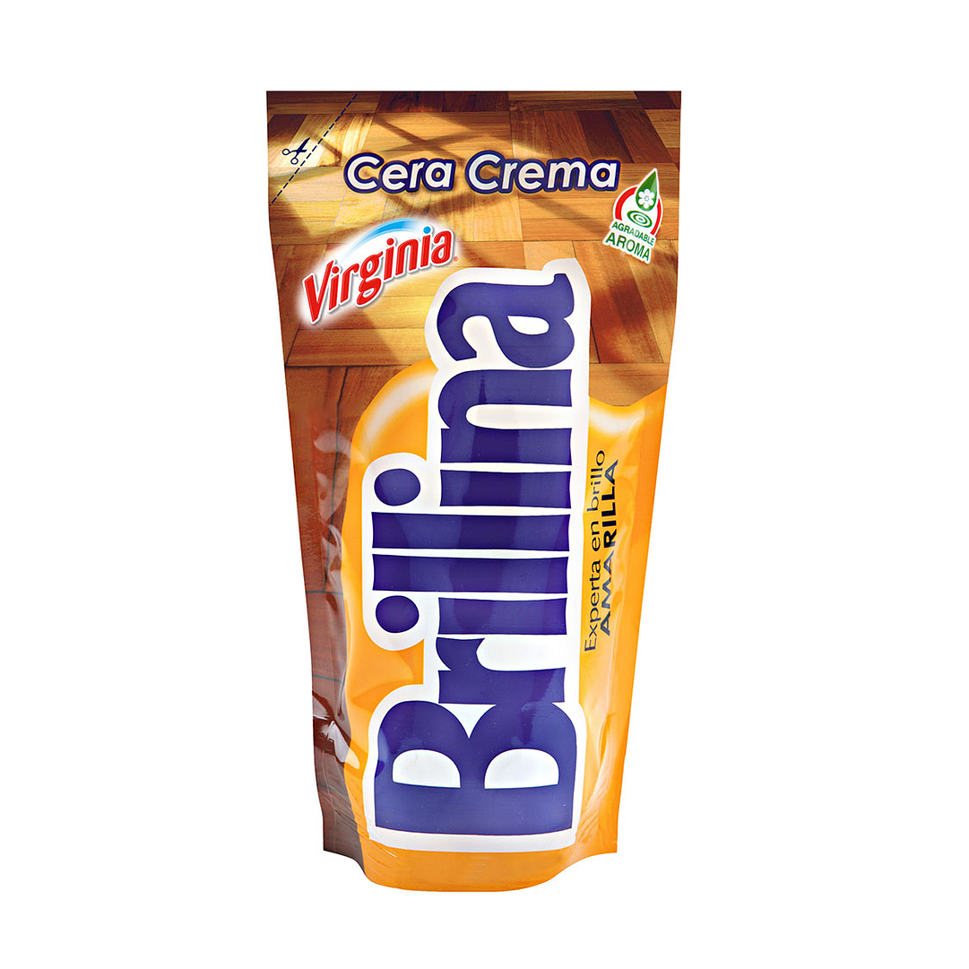 CERA CREMA BRILLINA D/P 340 CC AMARILLA X 1 UN 1