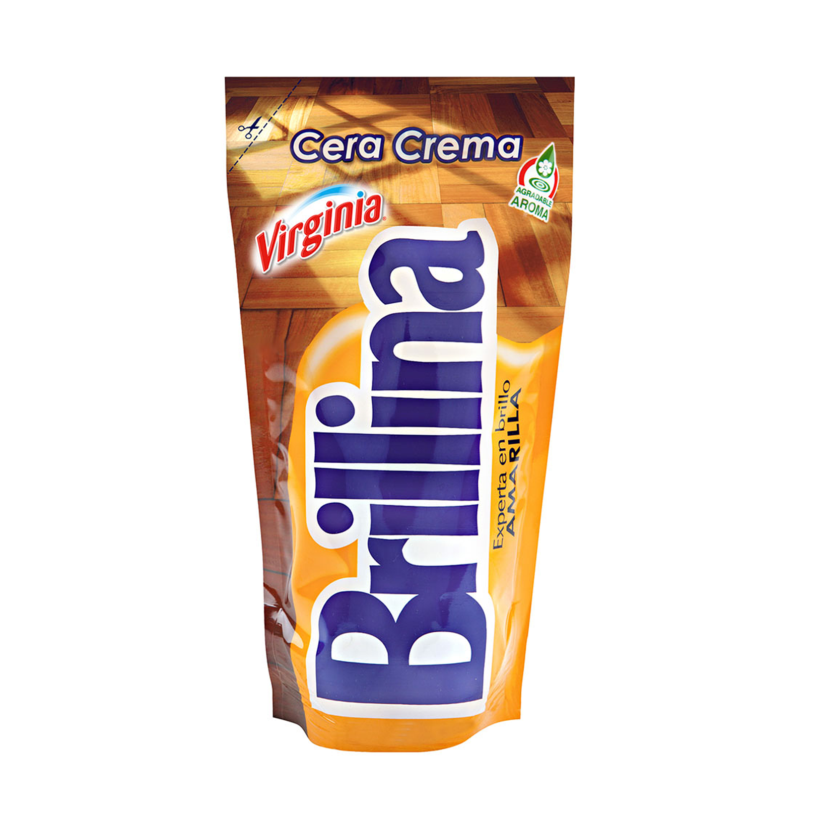 CERA CREMA BRILLINA D/P 340 CC AMARILLA X 1 UN 1