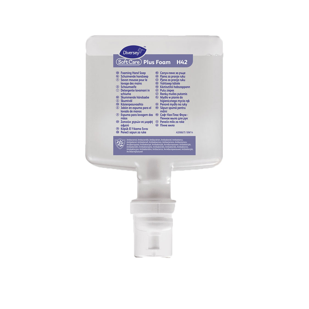 JABON SOFTCARE CARE PLUS FOAM H42 1.3 LT X 4 UN 1