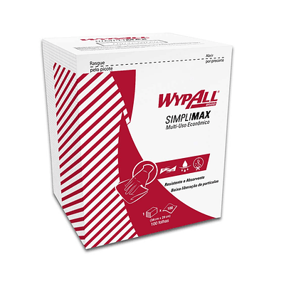 PANO INDUSTRIAL WYPALL X-50 INTERFOLIADO BLANCO 100 HJ