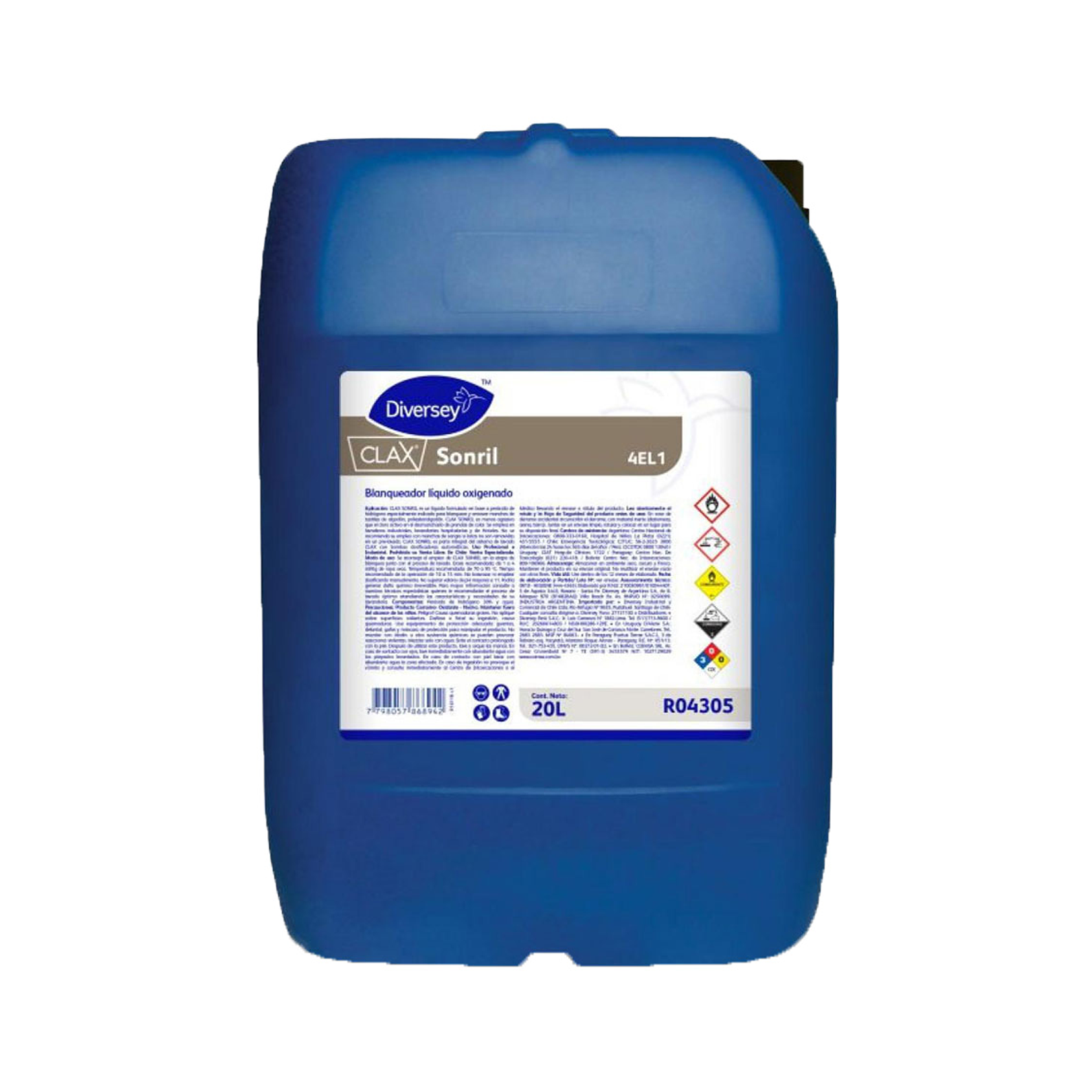 BLANQUEADOR CLAX SONRIL 20 LT X 1 UN 1