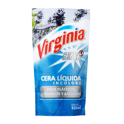 CERA LIQUIDA INCOLORA D/P 400 ML X 1 UN