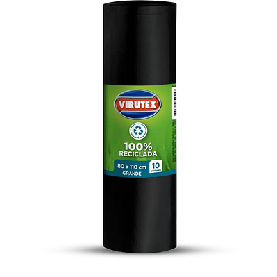 BOLSA BASURA ROLLO BIO 80 X 110 X 26 MC X 10 UN