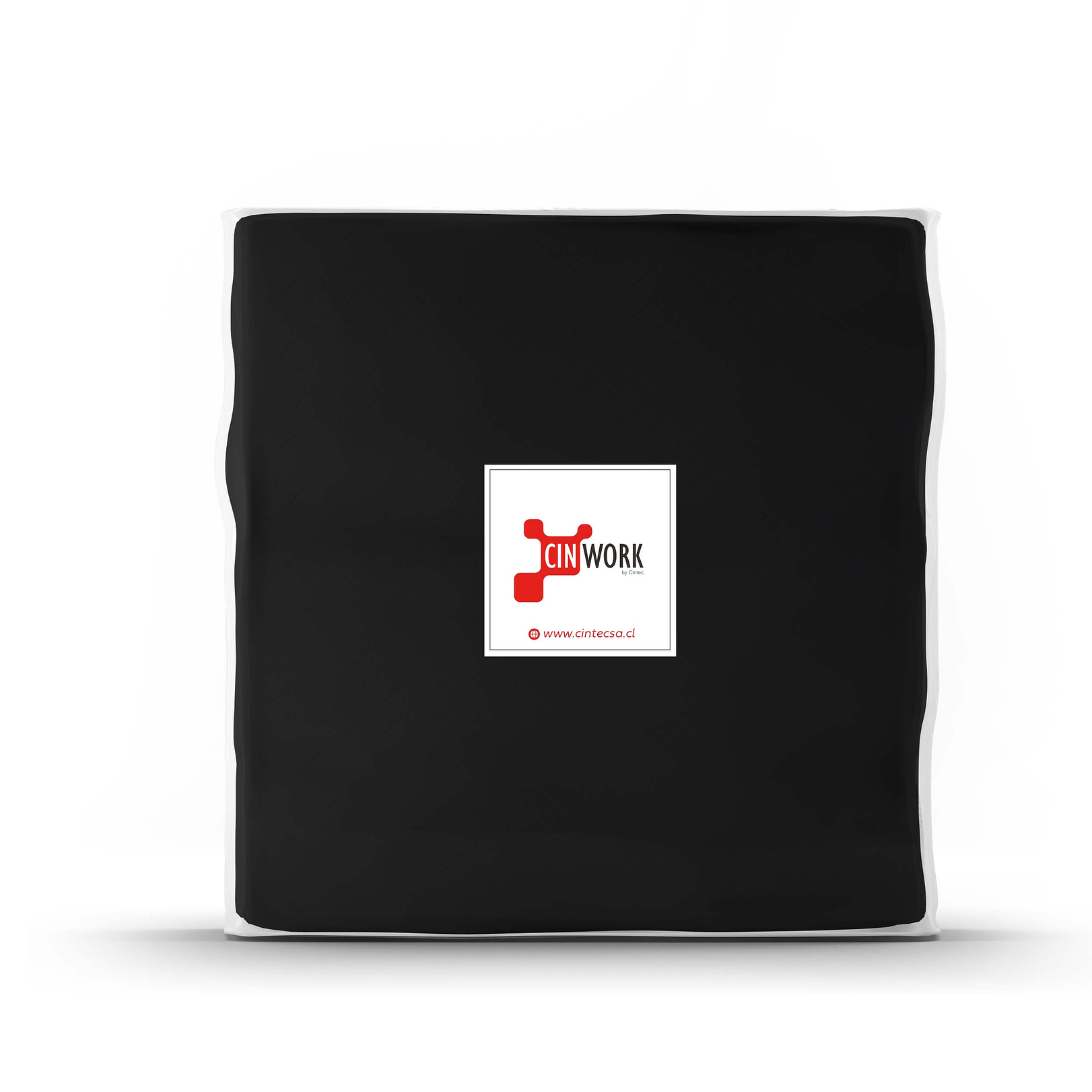 SERVILLETA PREMIUM NEGRA 40 X 40 CM 50 HJ X 24 UN X 1CJ 1