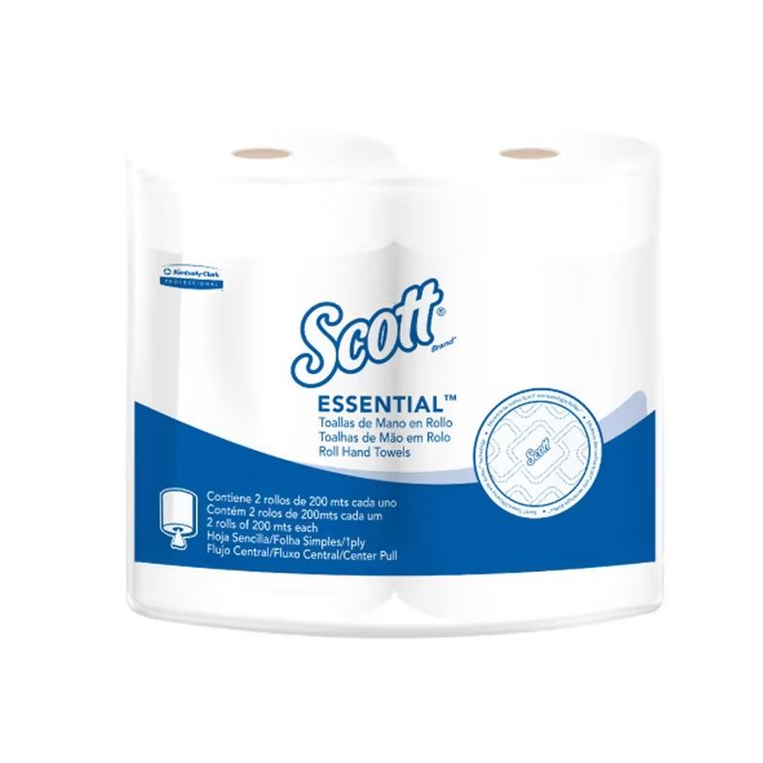 TOALLA FLUJO CENTRAL SCOTT ESSENTIAL 6 x200 MTS  1