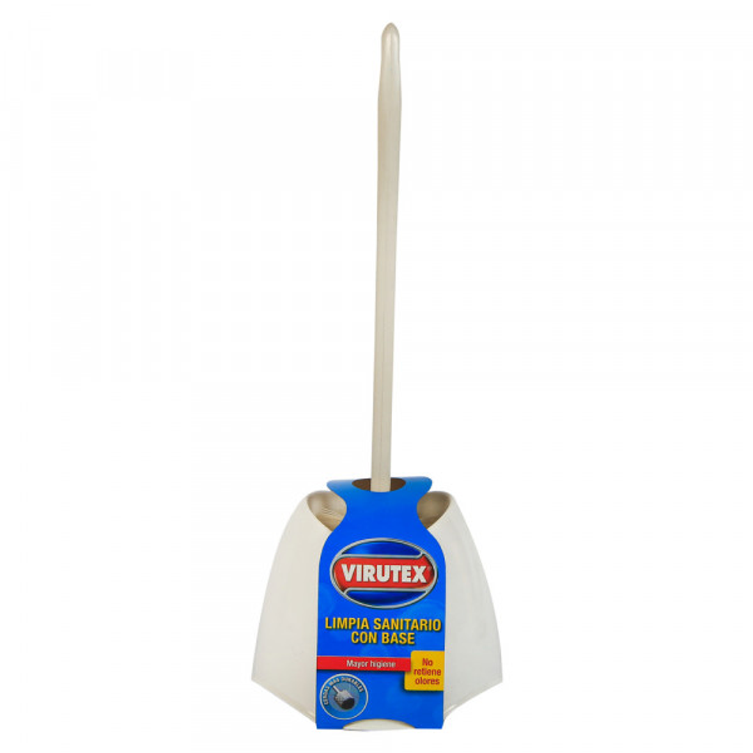 HISOPO C/ TACHO MANGO PLASTICO BLANCO   X 1 UN 1