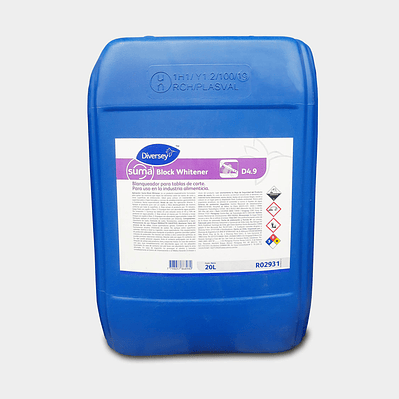 DETERGENTE CLORADO SUMA BLOCK WHITENER 20 LT X 1 UN