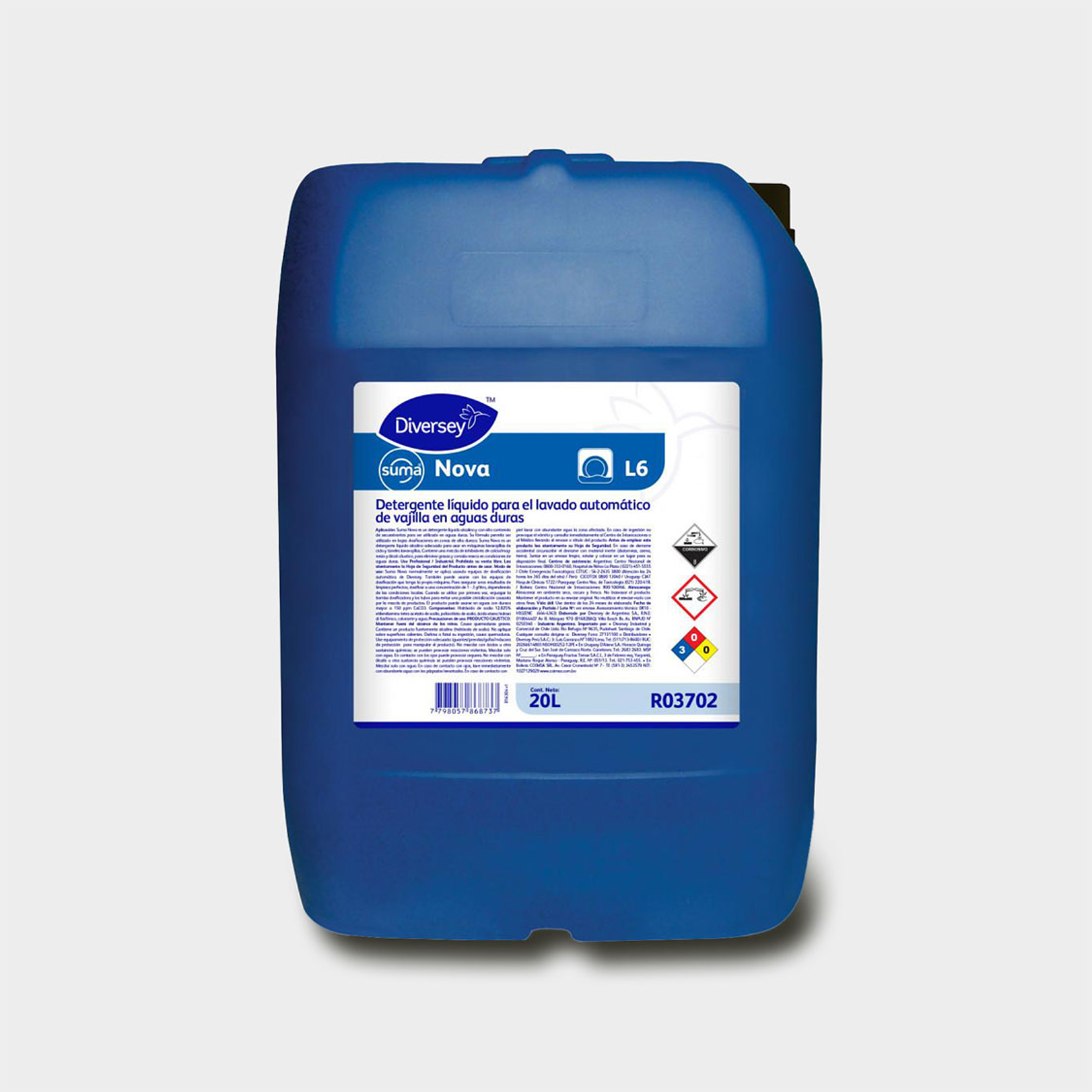 DETERGENTE LAVAVAJILLA SUMA NOVA 20 LT X 1 UN 1