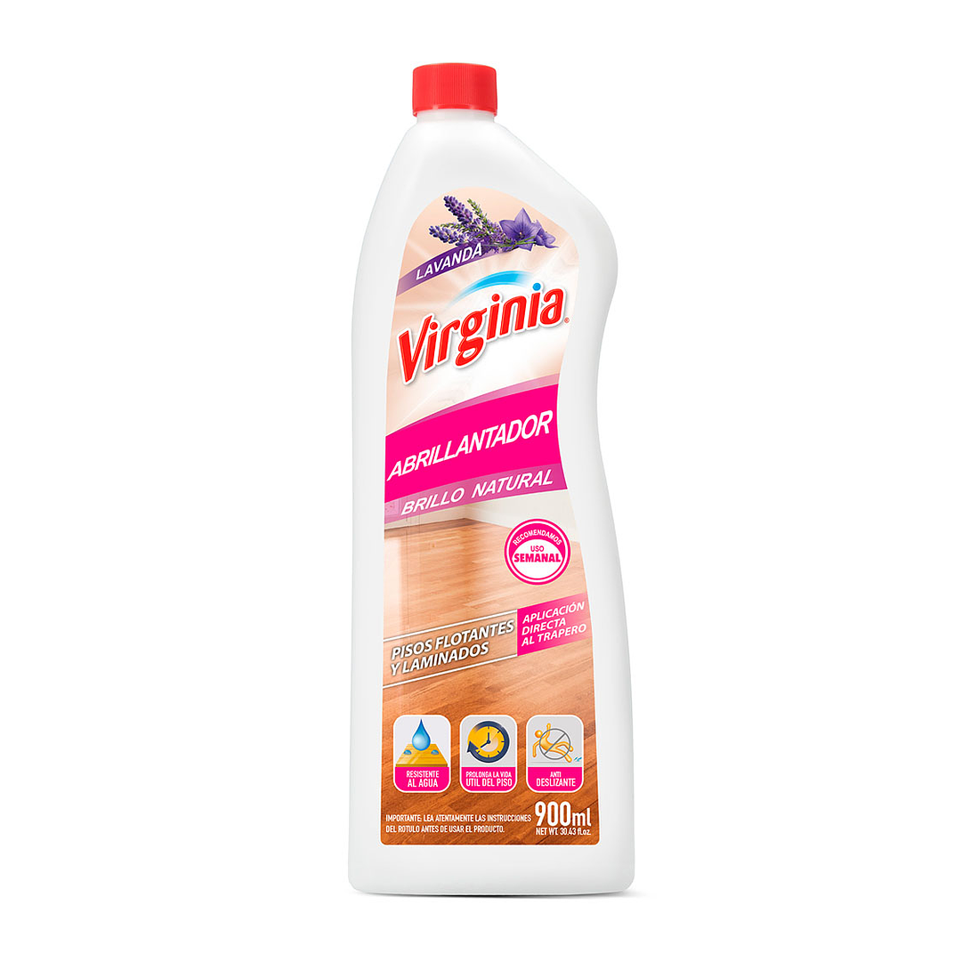 ABRILLANTADOR PISOS FLOTANTES LAVANDA VIRGINIA 900 ML 1