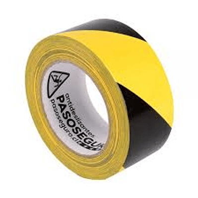 CINTA DELIMITADORA AMARILLO/NEGRO 766 50 MM X 33 MT