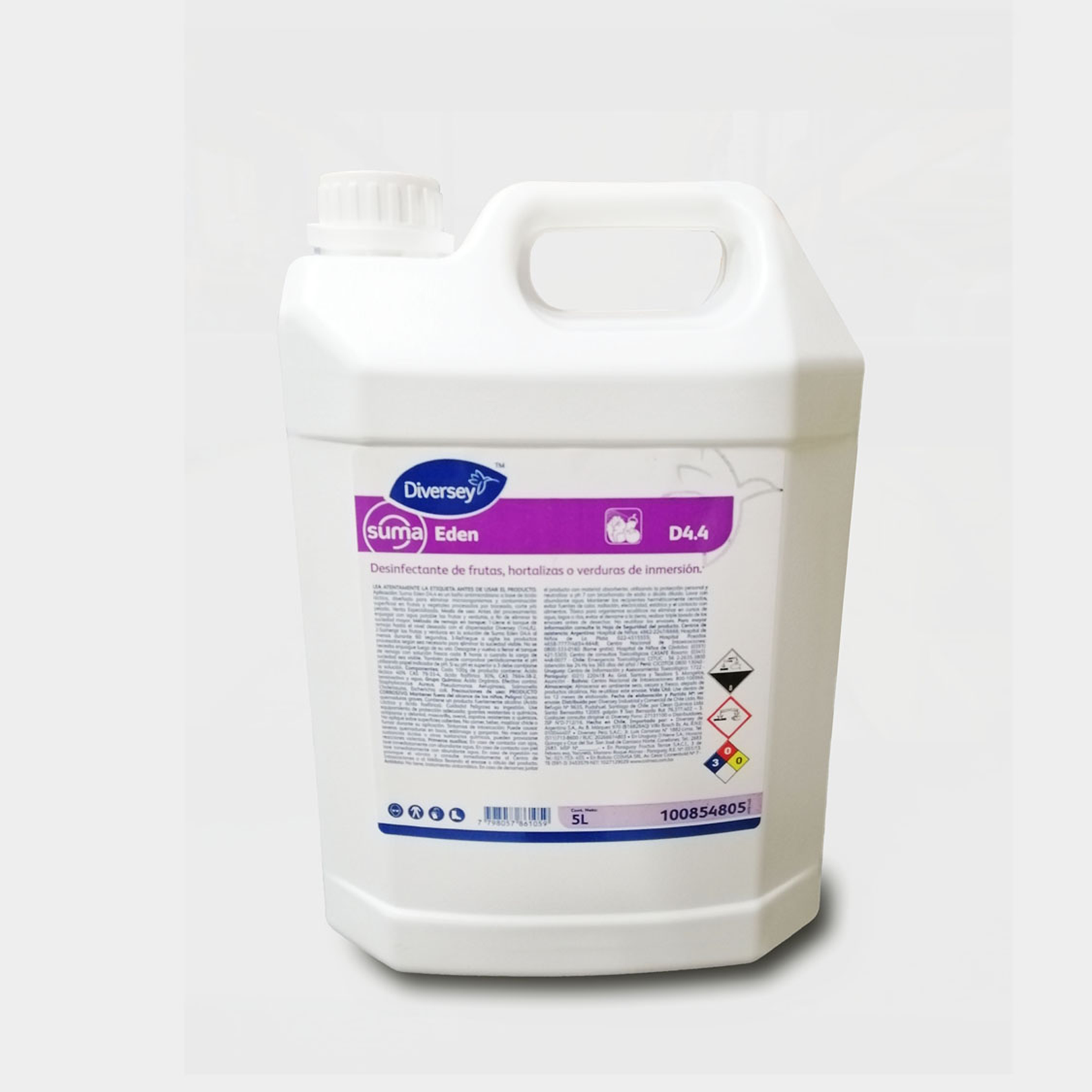 DESINFECTANTE ACIDO LACTICO SUMA EDEN 5 LT X 1 UN 1