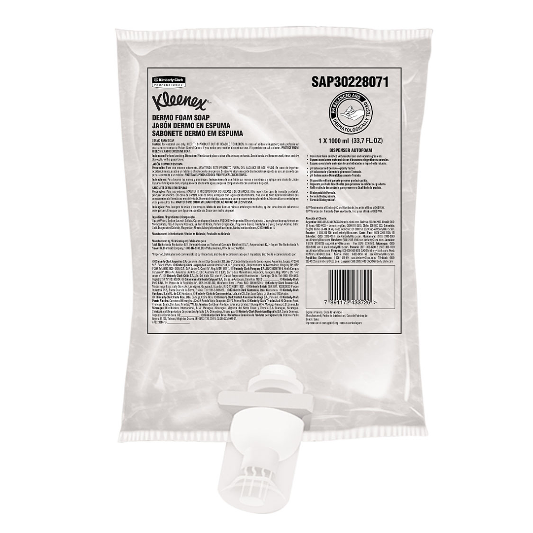 JABON DERMO FOAM D/AUTOMATICO 1.000 ML X 1 UN 1