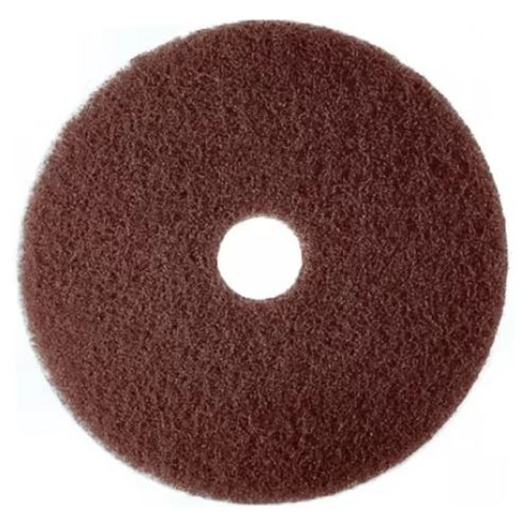 PAD ABRASIVO SCOTCH BRITE CAFE 3M 13 PULGADAS X  UN 1