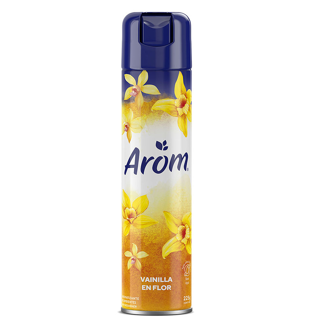 DESODORANTE AMBIENTAL VAINILLA EN FLOR AROM 225 GR X 1 UN 1