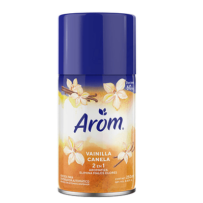 AEROSOL REFILL AUTOMATICO VAINILLA CANELA 250 ML X 1 UN