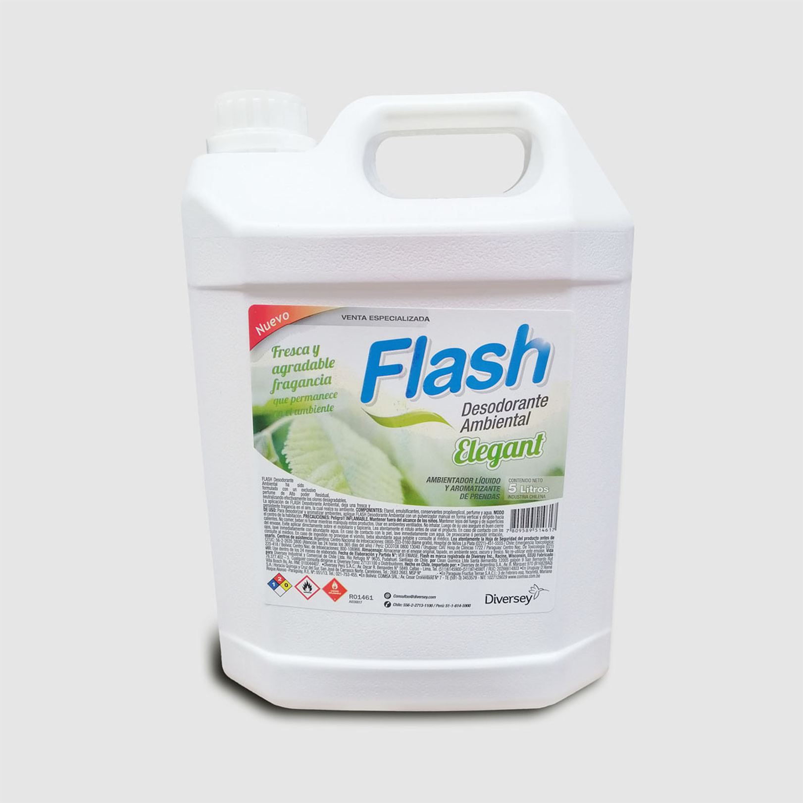 DESODORANTE AMBIENTAL FLASH ELEGANT 5 LT X 1 UN 1