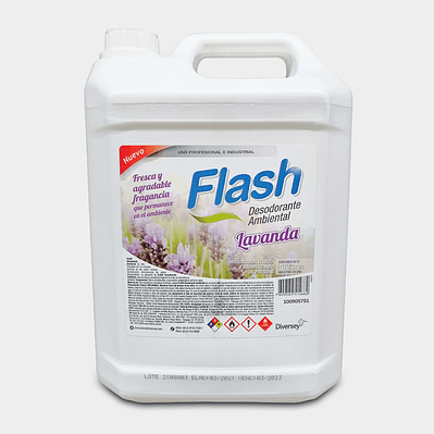 DESODORANTE AMBIENTAL FLASH LAVANDA 5 LT X 1 UN