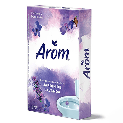 DESODORANTE WC AROM JARDIN DE LAVANDA 40 X 40 GR X 1 UN