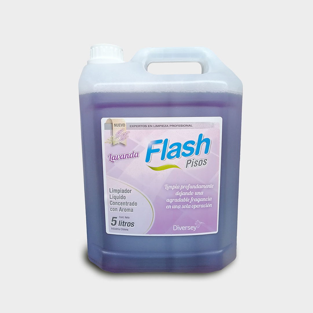 LIMPIADOR DE PISOS PISO FRAGANCIA LAVANDA FLASH 5 LT X 1 UN 1