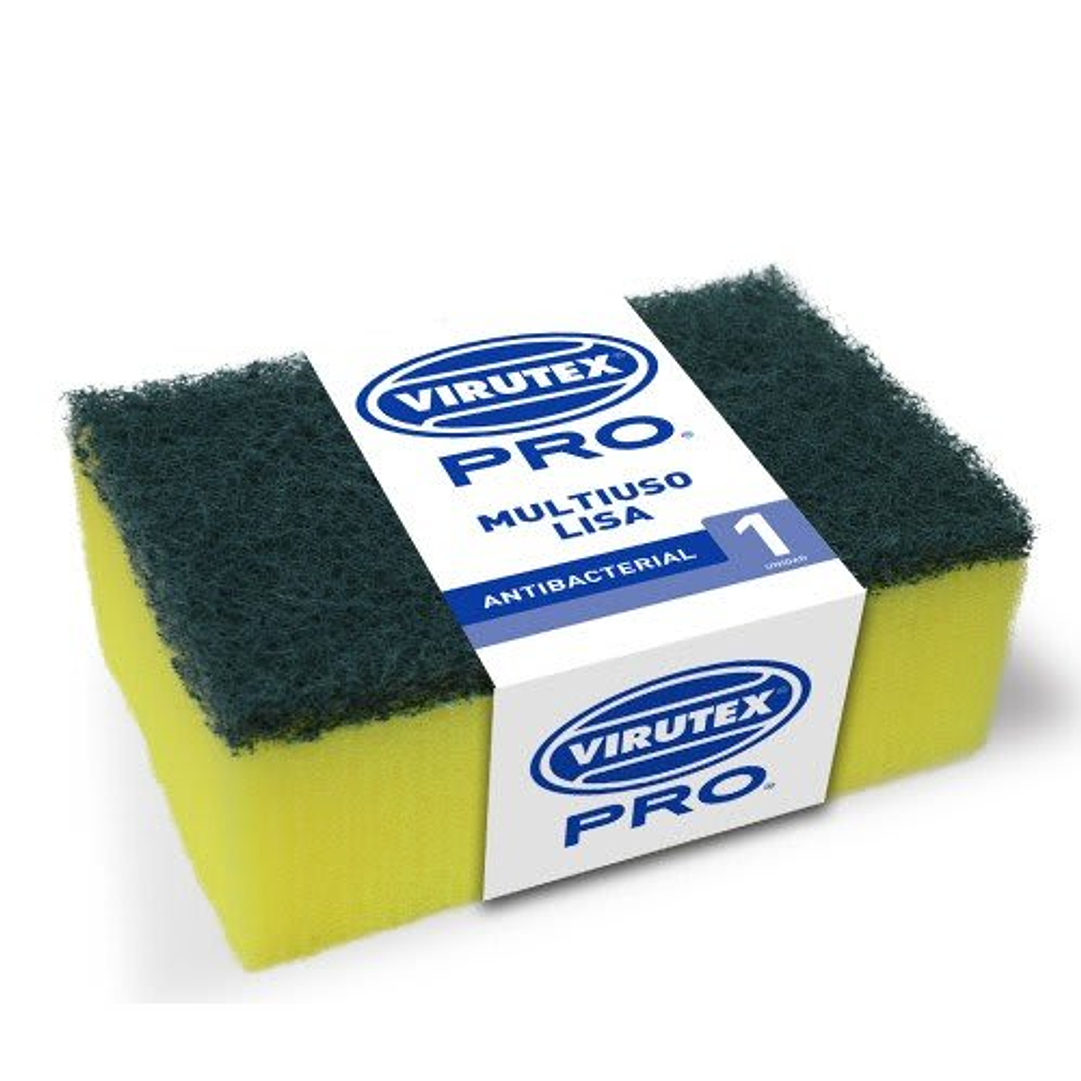 ESPONJA ACANALADA VIRUTEX PRO C/ FIBRA  X 1 UND 1