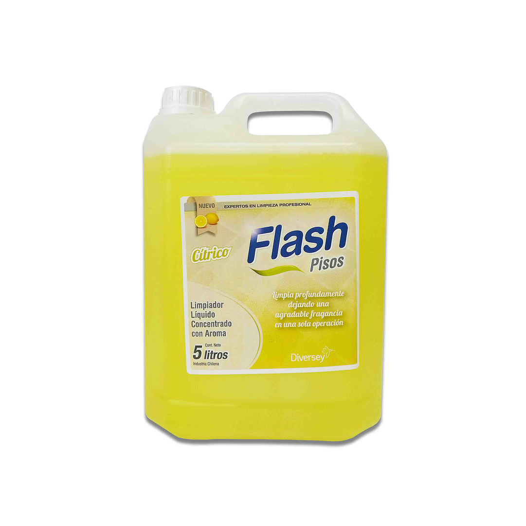 LIMPIADOR DE PISOS PISO FRAGANCIA CITRICO FLASH 5 LT X 1 UN 1