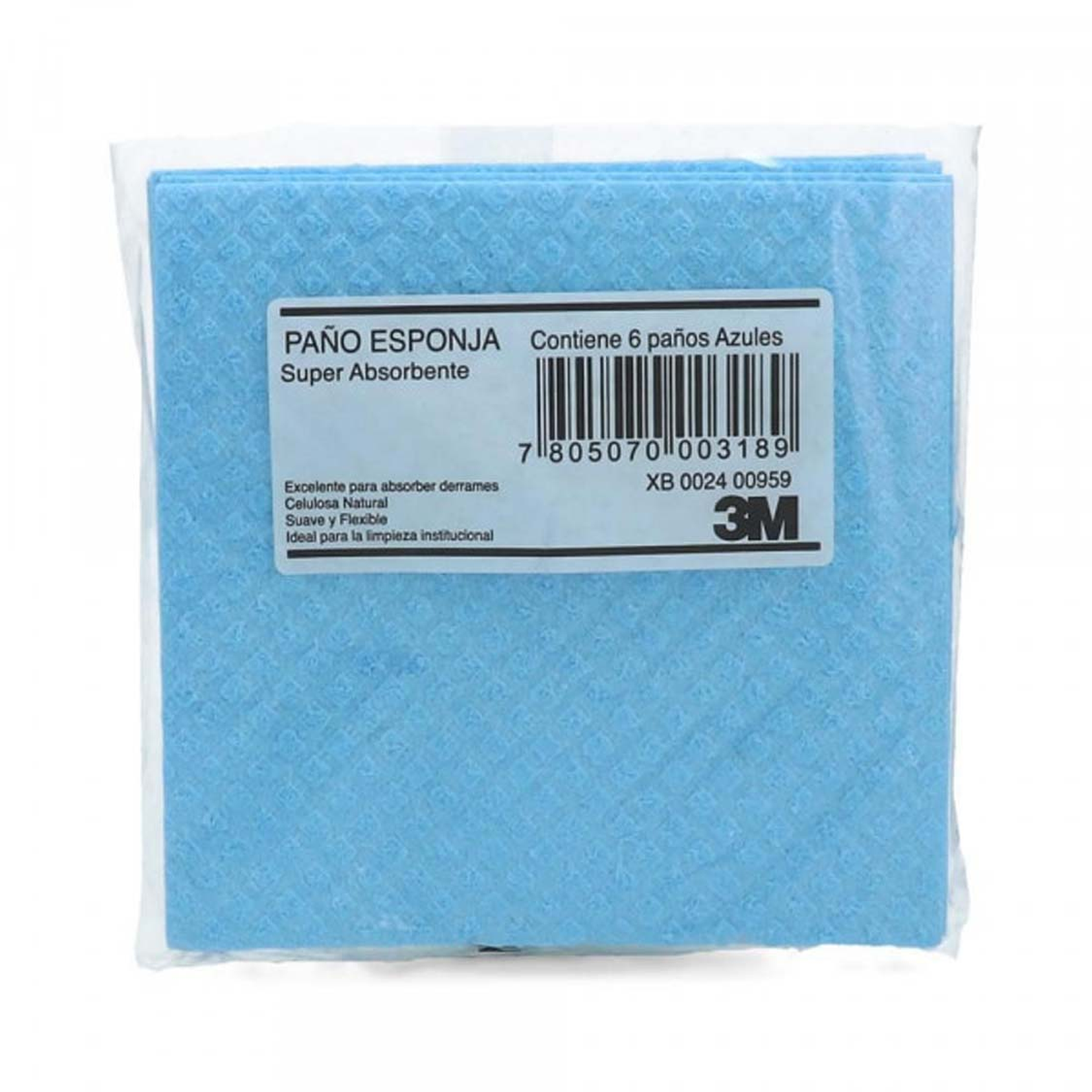 PANO CELULOSA AMARILLO PACK  X 6 UN 1