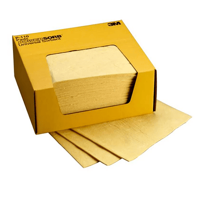 PANO ABSORBENTE QUIMICOS  P-110 28 X 33 CM  X 50 UN