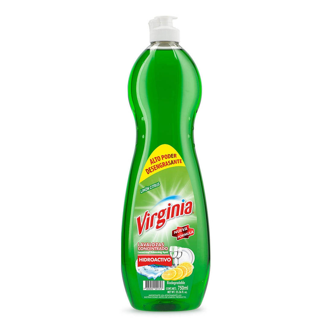LAVALOZA VIRGINIA LIMON CITRICO 750 ML X 1 UN 1
