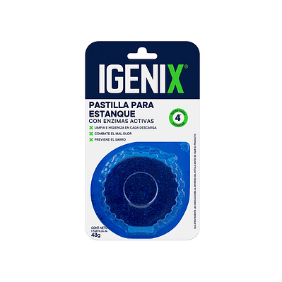 PASTILLA ESTANQUE AZUL IGENIX 48 GR  X 1 UN