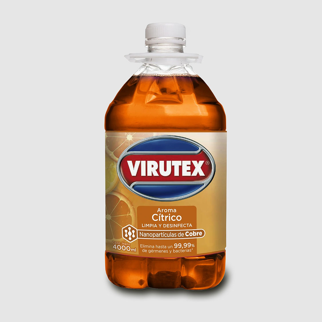 LIMPIADOR DESINFECTANTE VTX CITRICO 4000 X 1 UN 1