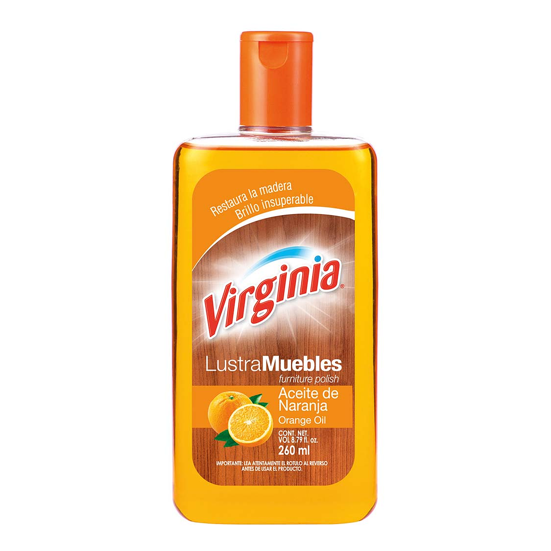 LUSTRAMUEBLES ACEITE NARANJA VIRGINIA 260 ML  X 12 UN 1