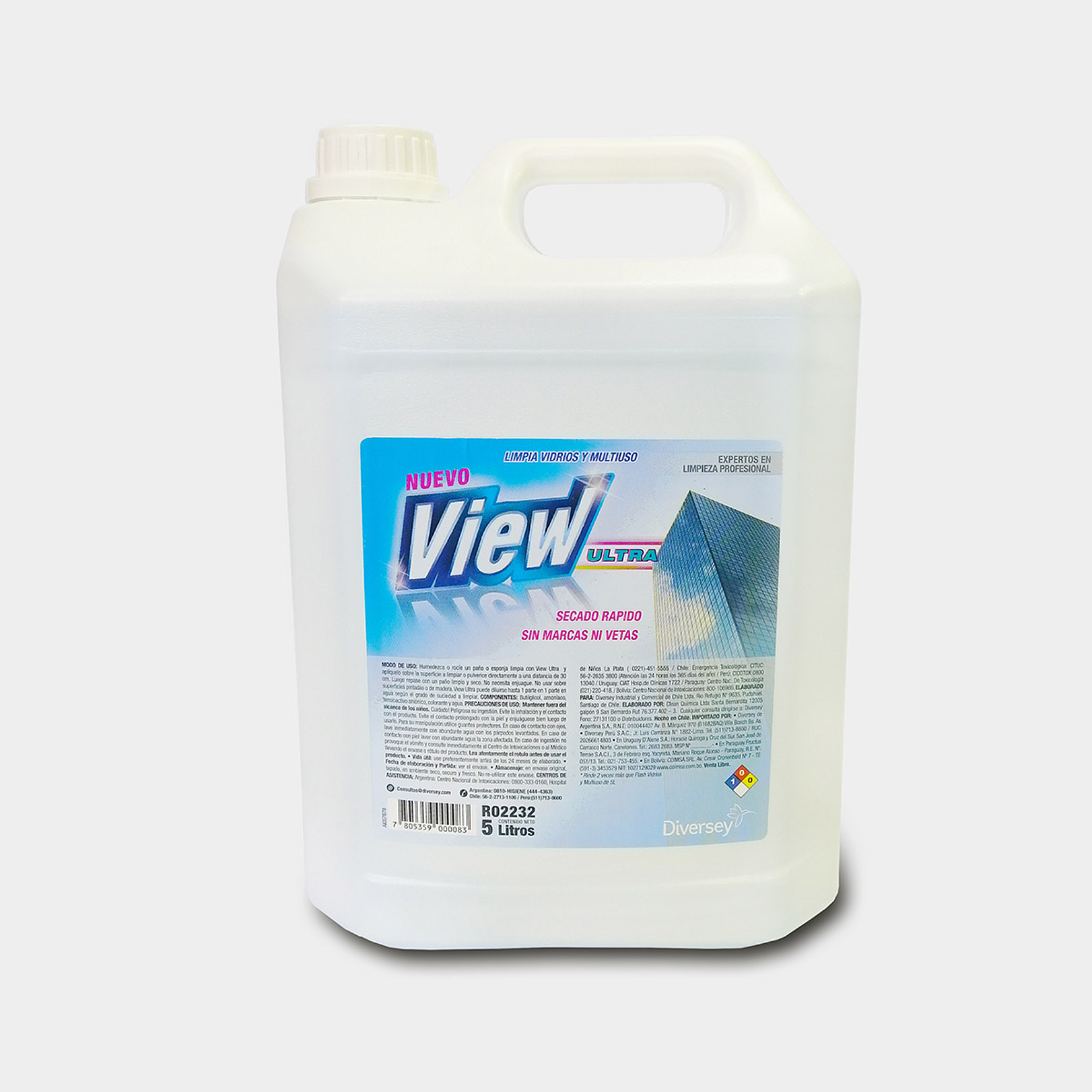 LIMPIAVIDRIOS VIEW ULTRA 5 LT X 1 UN 1