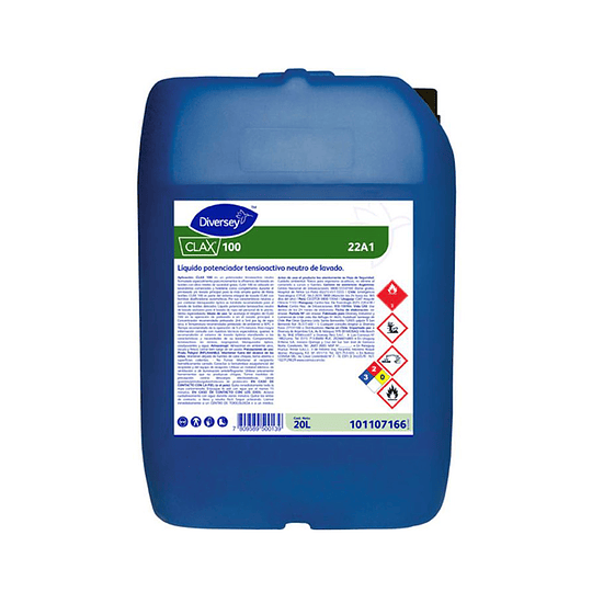 ABRILLANTADOR OPTICO  PRE-LAVADO CLAX 100 OB 20 LT X 1 UN