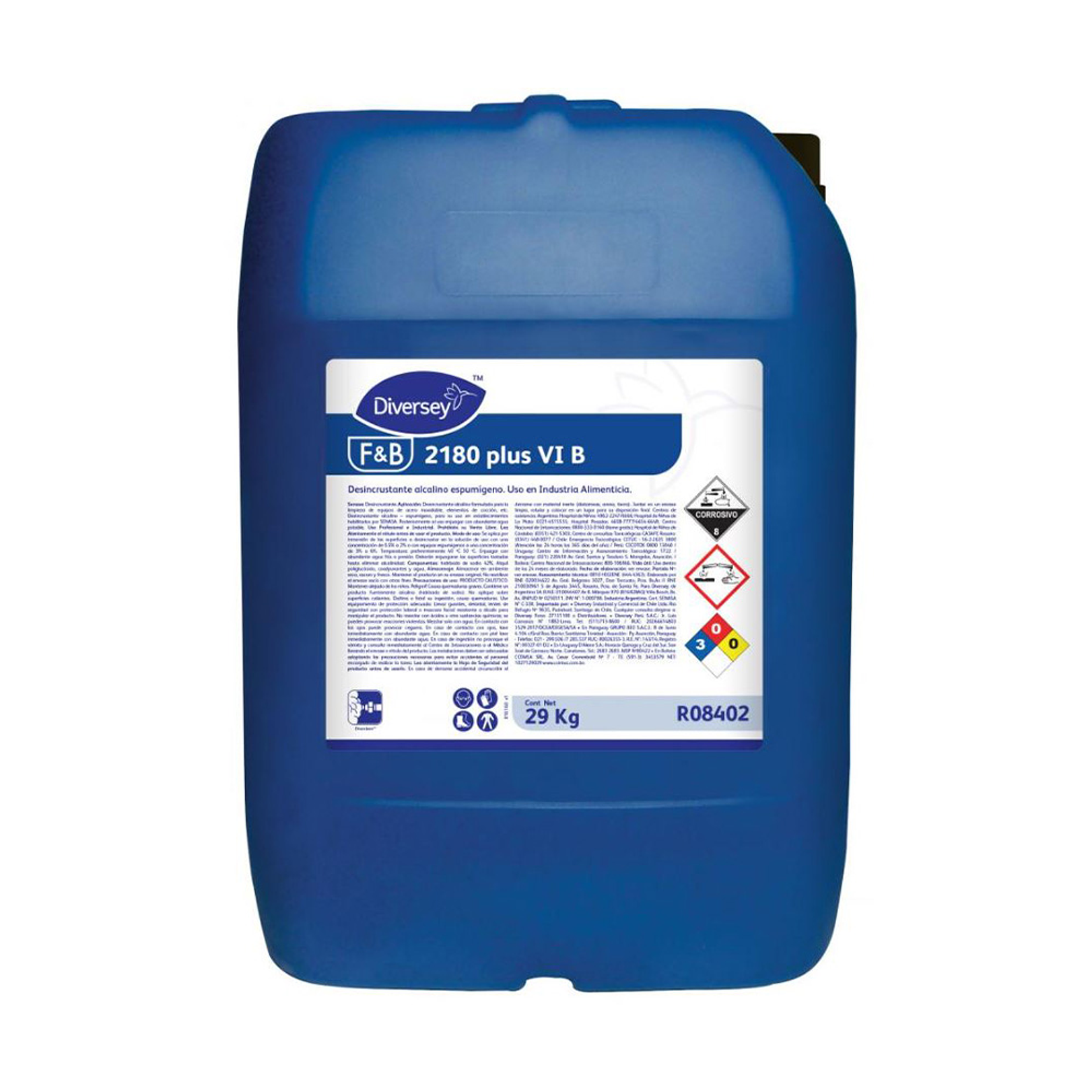 DETERGENTE DESENGRANTE JD 2180 PLUS 6B 24 KG X 1 UN 1